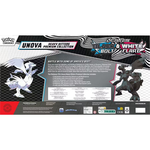 Pokémon Black Bolt & White Flare – Unova Heavy Hitters Premium Collection
