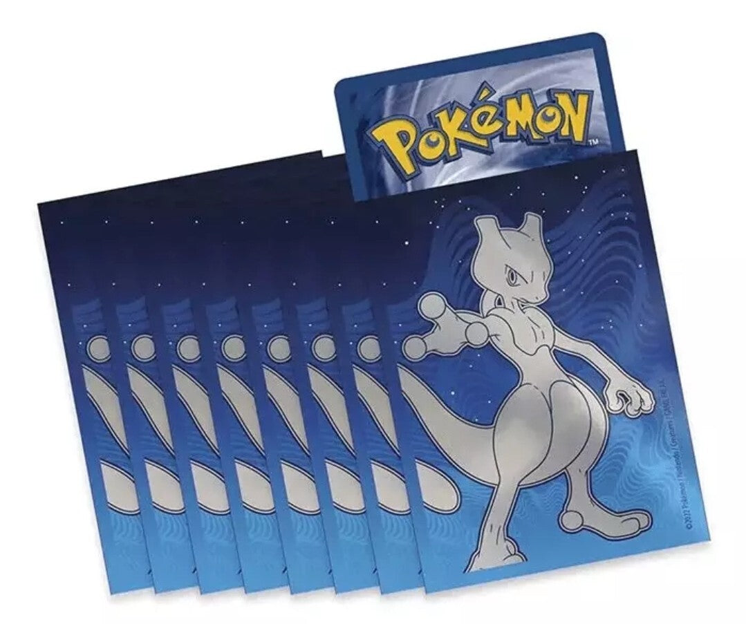 Pokémon TCG: Mewtwo Pokémon Sleeves (65 stk) – Offisielle ETB
