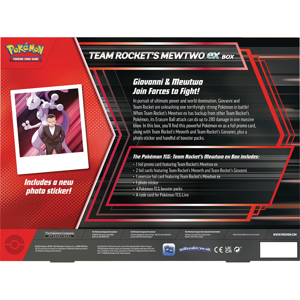 Pokémon TCG: Team Rocket's Mewtwo-ex Challenge Box