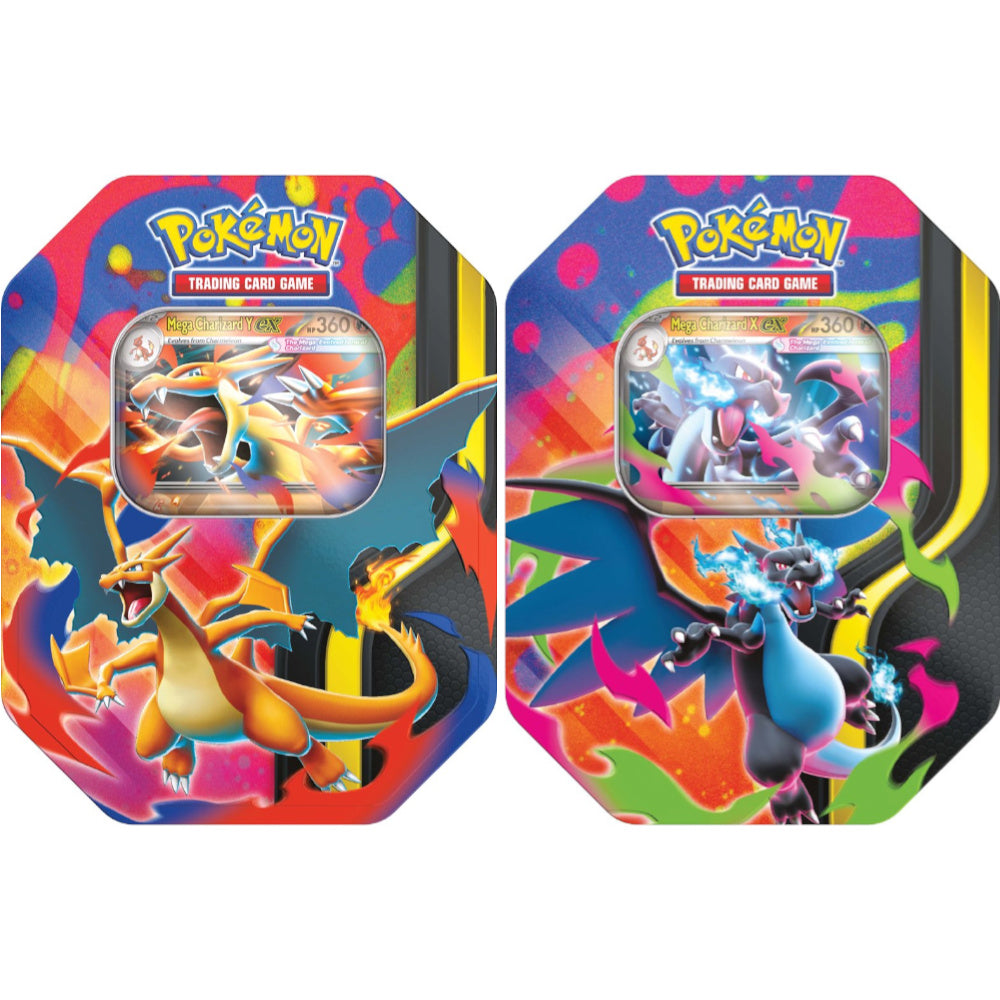 Pokémon TCG: Mega Charizard ex Tins (X & Y)
