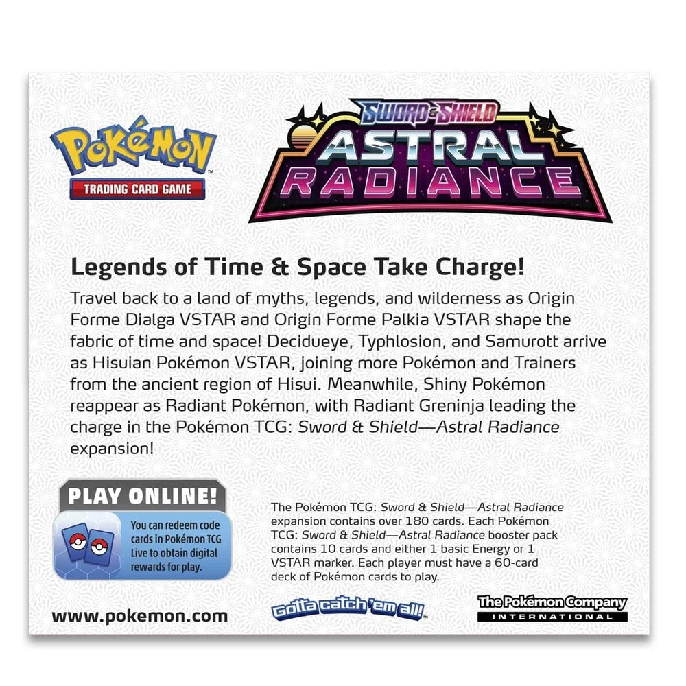 Pokémon TCG: Sword & Shield — Astral Radiance Booster Box (36 Packs)