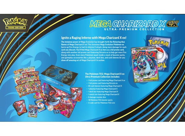 Pokémon TCG: Mega Charizard X ex Ultra-Premium Collection