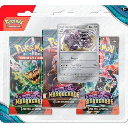 Pokémon TCG: Scarlet & Violet — Twilight Masquerade 3-Pack Blister