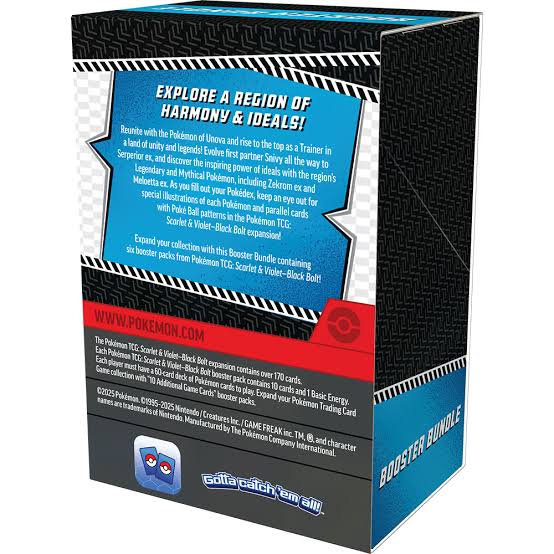 Pokémon TCG: Black Bolt Booster Bundle