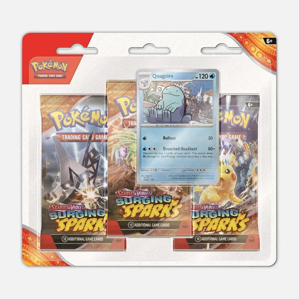 Pokémon TCG: Scarlet & Violet — Surging Sparks 3-Pack Blister